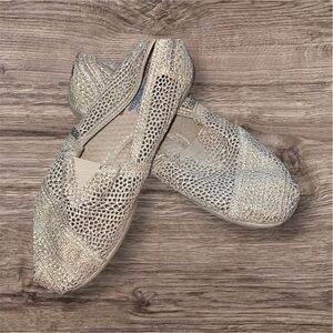 BOBS from Skechers Cream Textured Flats